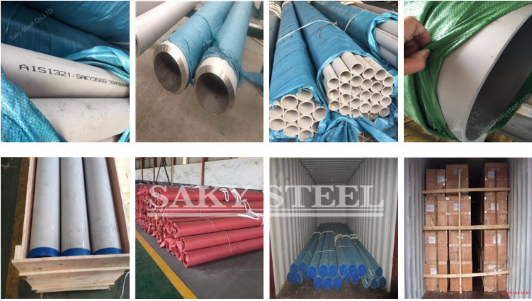 304 stainless Steel seamless pipe package