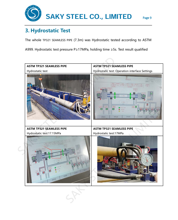 321 Stainless Steel Seamless Pipe