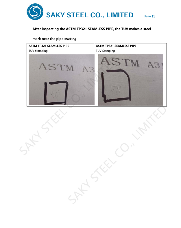 321 Слушащая труба из нержавеющей стали