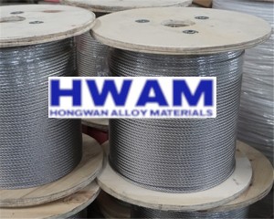 7 x 19 stainless steel cable 3/8