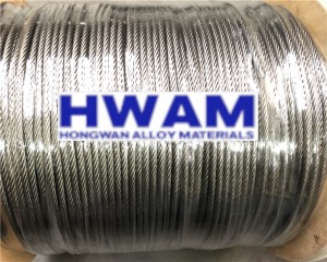 7 x 19 stainless steel cable 3/8