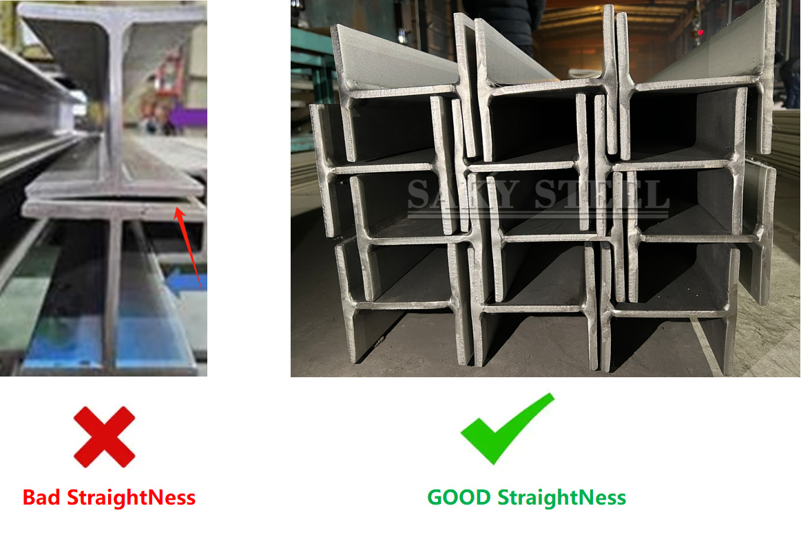 straightness  is Stainless Steel H I beam